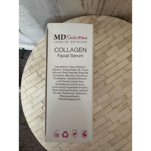 MD Selections Collagen Boost Skincare Set Facial Serum & Moisturizing Cream Vega - Picture 2 of 5